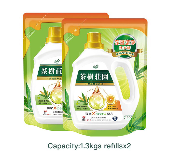 Farcent Tea tree Laundry Detergent Refill - Orange Extract-7